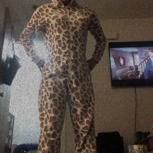 Fun pj giraffe onesie